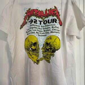 Metallica tour tee
